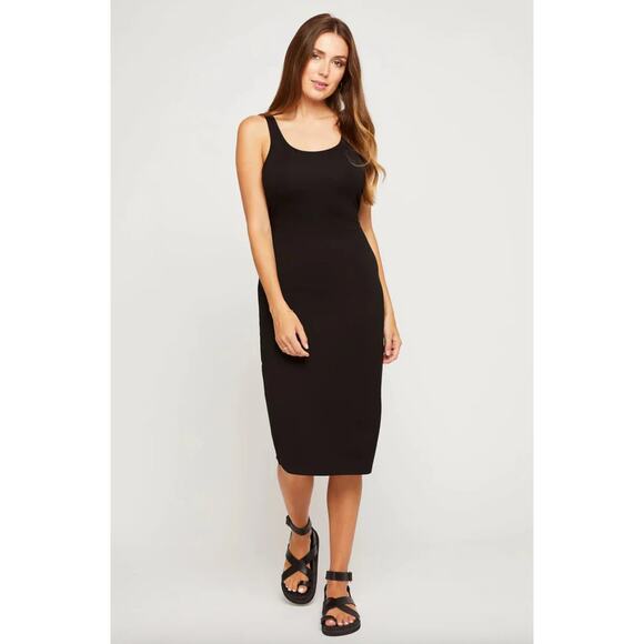 Gentle Fawn Larissa Twist Dress in Black Size Small - Picture 2 of 8